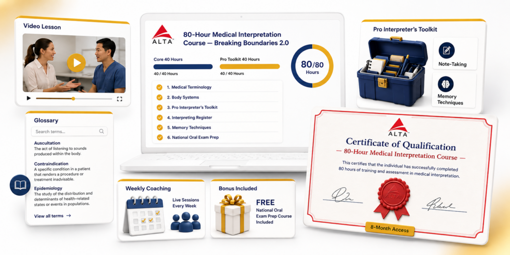80-Hour Medical Interpreter Training